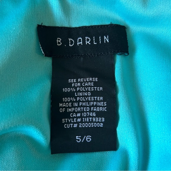 Flowy high-low spaghetti straps chiffon dress - Picture 6 of 6